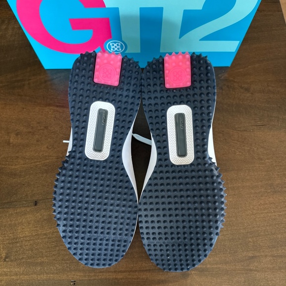 G/Fore Womens Leather Kiltie G.112 Golf Shoes SneakerS Snow/Twilight Sz 9.5 NEW - Picture 5 of 10